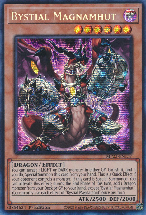 Bystial Magnamhut [MP23-EN157] Prismatic Secret Rare | RetroPlay Games