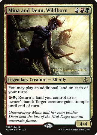 Mina and Denn, Wildborn [Oath of the Gatewatch Promos] | RetroPlay Games