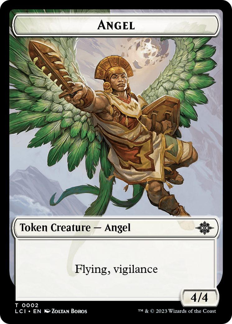 Treasure (0002) // Angel Double-Sided Token [Jurassic World Collection Tokens] | RetroPlay Games