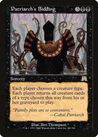 Patriarch's Bidding [Onslaught] | RetroPlay Games