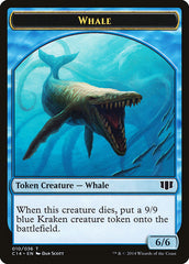 Whale // Zombie (011/036) Double-sided Token [Commander 2014 Tokens] | RetroPlay Games