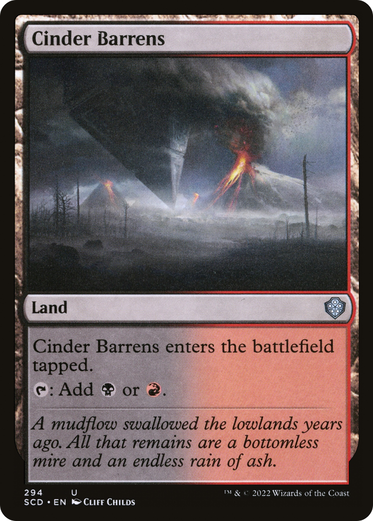 Cinder Barrens [Starter Commander Decks] | RetroPlay Games