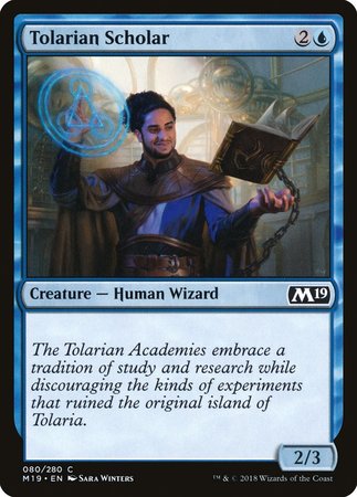 Tolarian Scholar [Core Set 2019] | RetroPlay Games