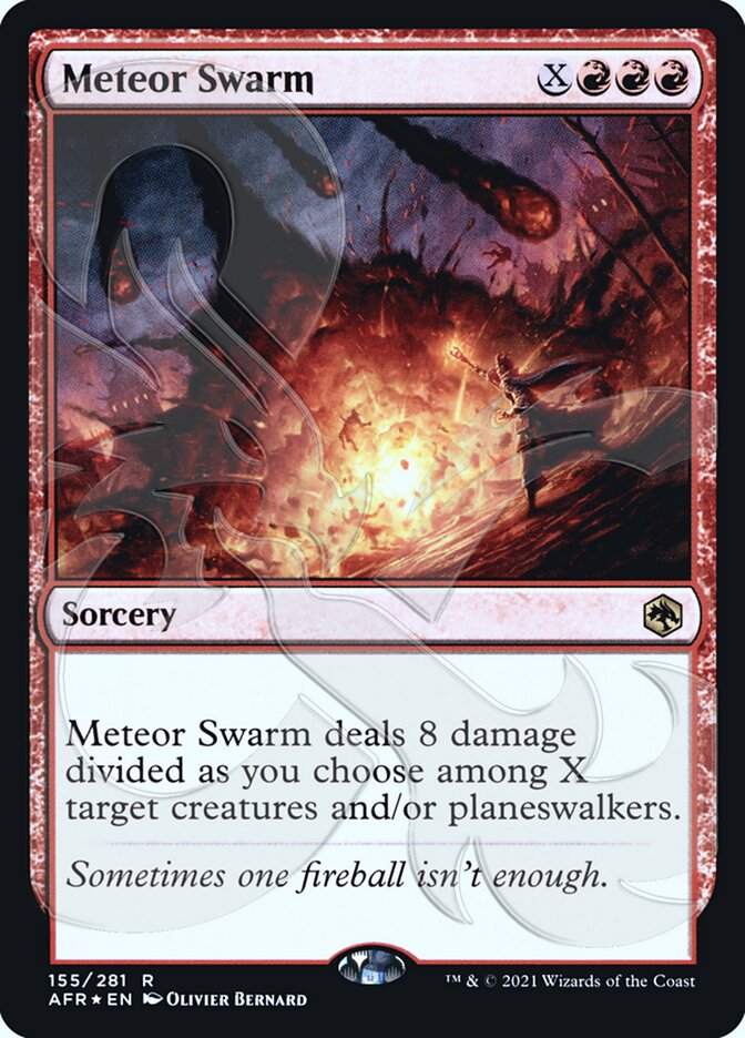 Meteor Swarm (Ampersand Promo) [Dungeons & Dragons: Adventures in the Forgotten Realms Promos] | RetroPlay Games