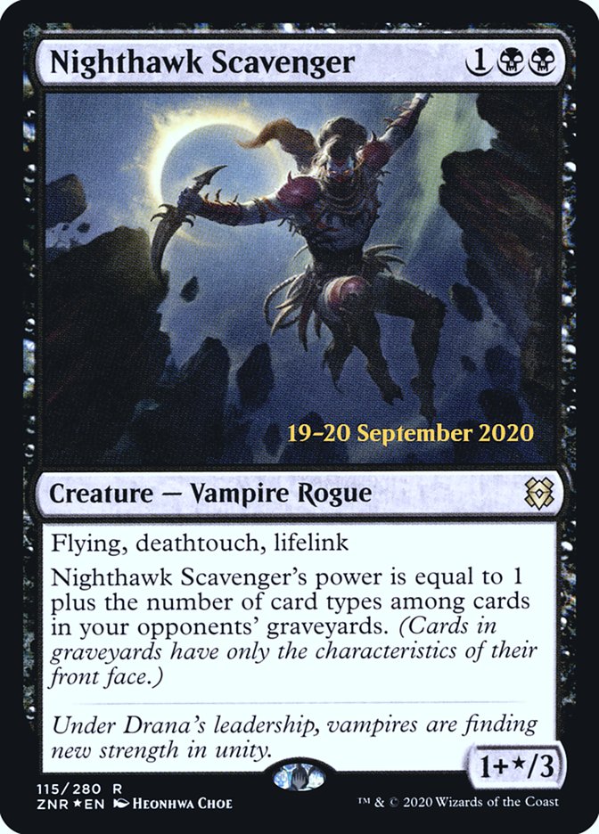 Nighthawk Scavenger  [Zendikar Rising Prerelease Promos] | RetroPlay Games