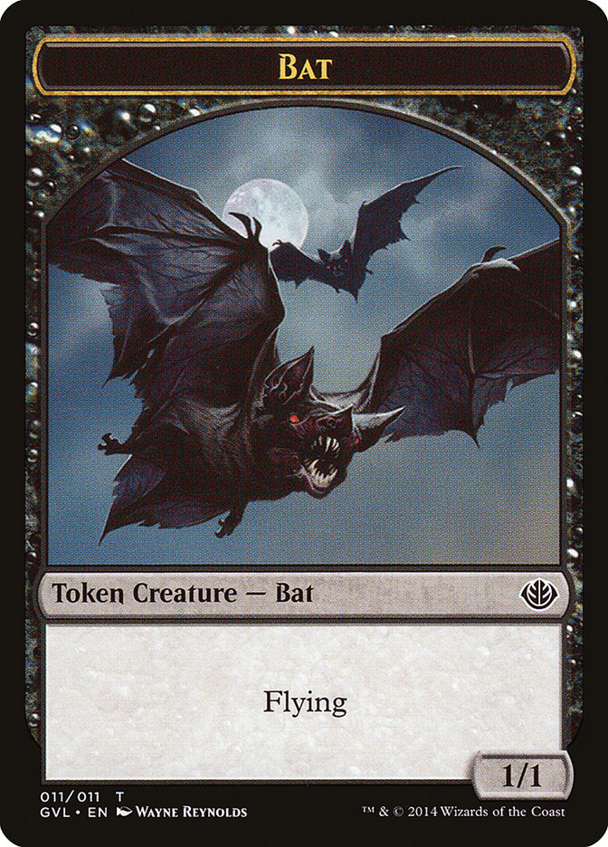 Bat Token (Garruk vs. Liliana) [Duel Decks Anthology Tokens] | RetroPlay Games