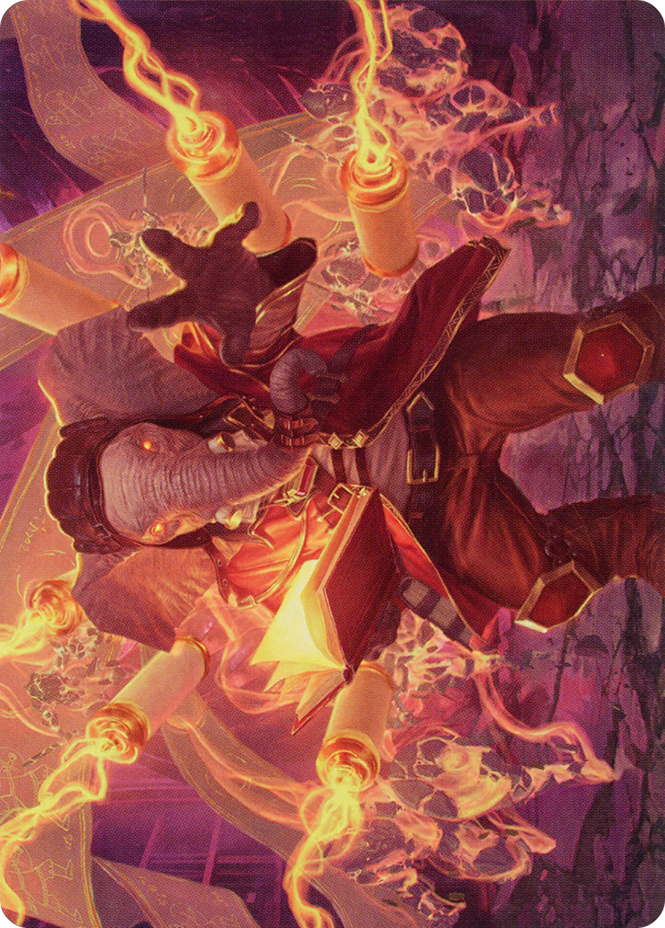 Quintorius, Loremaster Art Card (52) [March of the Machine Art Series] | RetroPlay Games