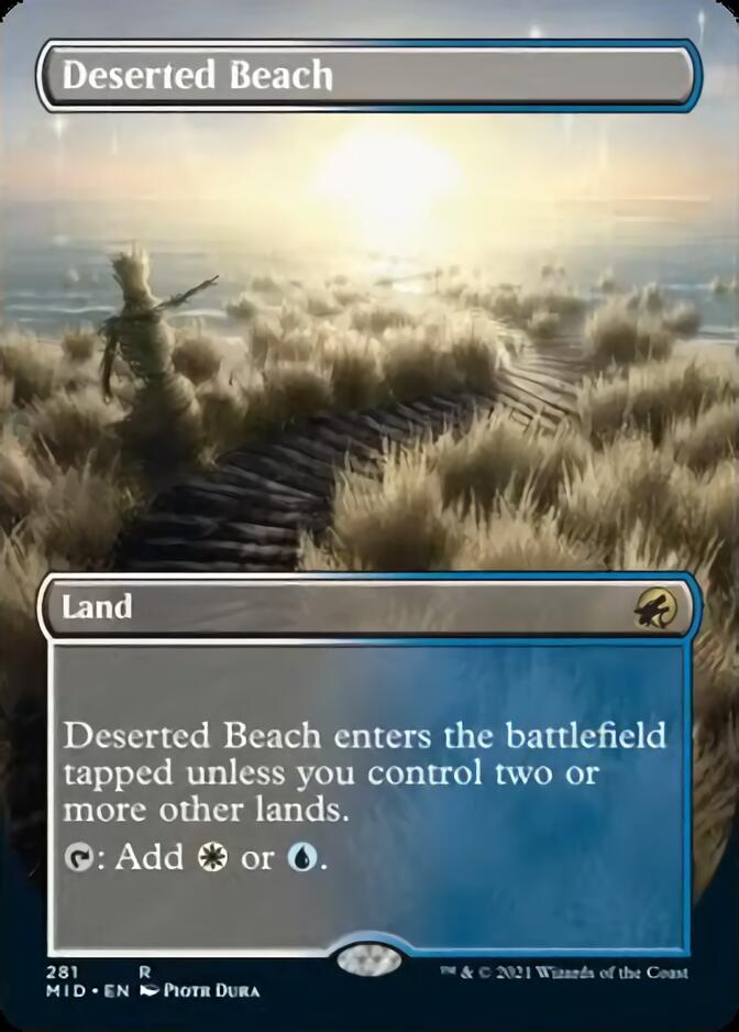 Deserted Beach (Borderless) [Innistrad: Midnight Hunt] | RetroPlay Games