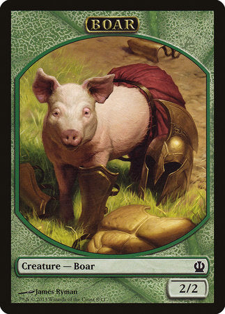 Boar Token [Theros Tokens] | RetroPlay Games