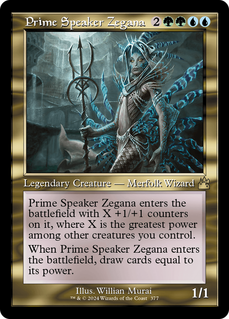 Prime Speaker Zegana (Retro Frame) [Ravnica Remastered] | RetroPlay Games