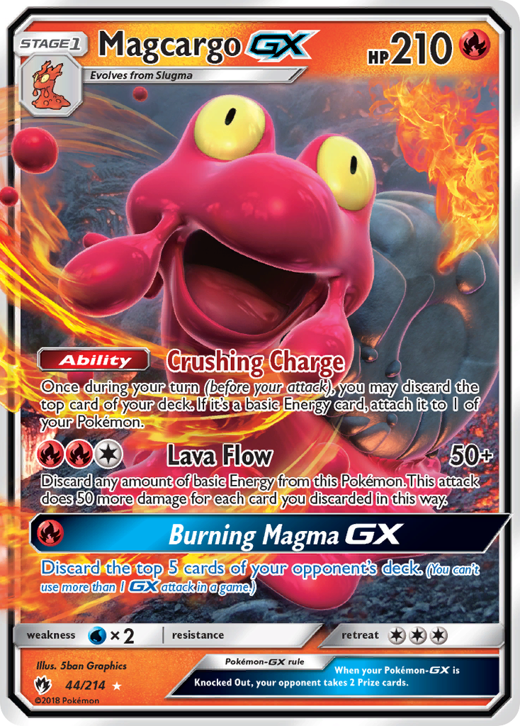 Magcargo GX (44/214) [Sun & Moon: Lost Thunder] | RetroPlay Games