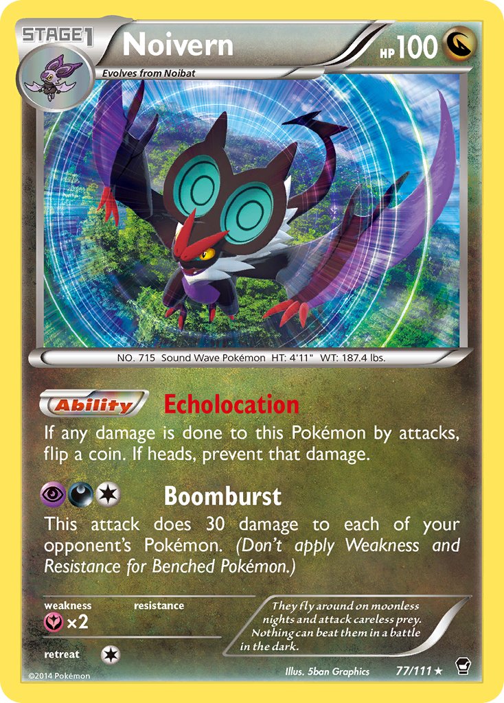 Noivern (77/111) (Cosmos Holo) (Blister Exclusive) [XY: Furious Fists] | RetroPlay Games