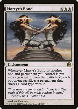 Martyr's Bond [Commander 2011] | RetroPlay Games