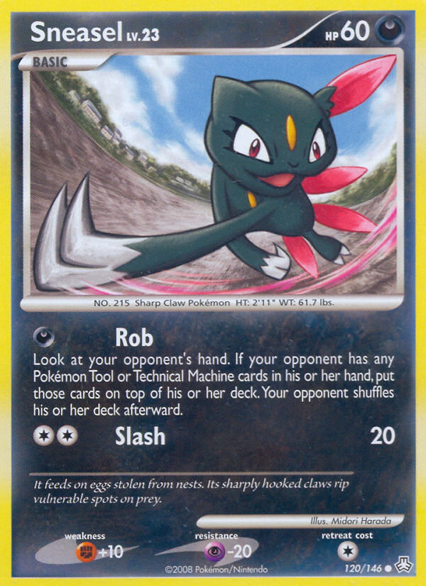 Sneasel (120/146) [Diamond & Pearl: Legends Awakened] | RetroPlay Games