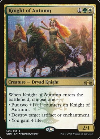Knight of Autumn [Guilds of Ravnica] | RetroPlay Games