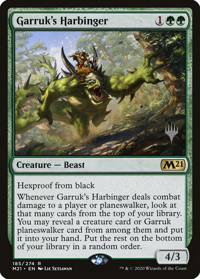 Garruk's Harbinger (Promo Pack) [Core Set 2021 Promos] | RetroPlay Games