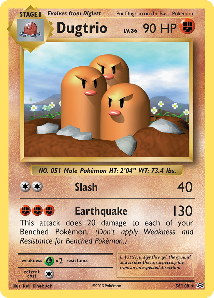 Dugtrio (56/108) [XY: Evolutions] | RetroPlay Games