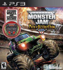 Monster Jam: Path of Destruction with Wheel - Playstation 3 | RetroPlay Games
