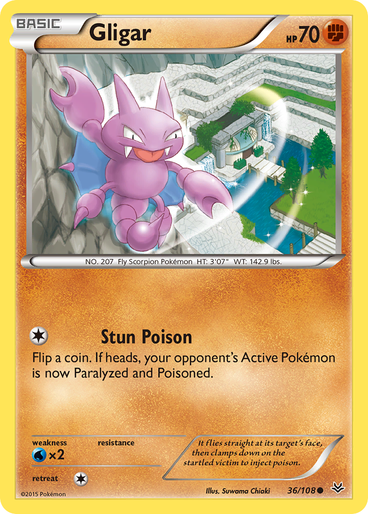 Gligar (36/108) [XY: Roaring Skies] | RetroPlay Games