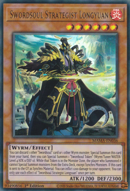 Swordsoul Strategist Longyuan [MAMA-EN036] Ultra Rare | RetroPlay Games