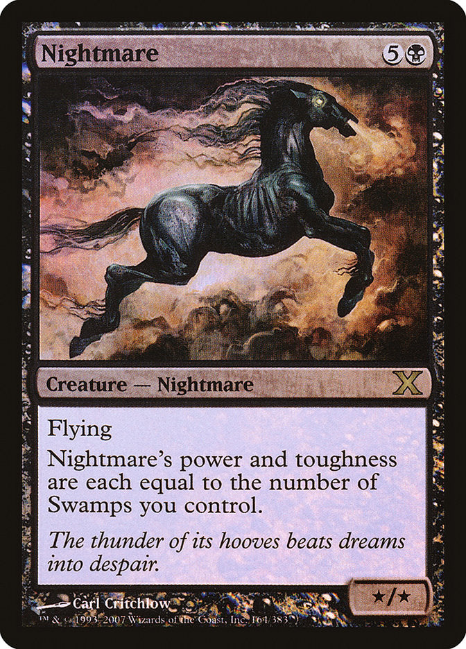 Nightmare (Premium Foil) [Tenth Edition] | RetroPlay Games