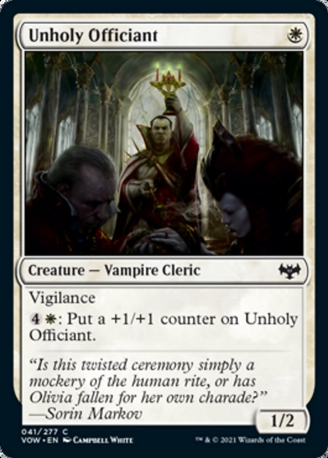 Unholy Officiant [Innistrad: Crimson Vow] | RetroPlay Games