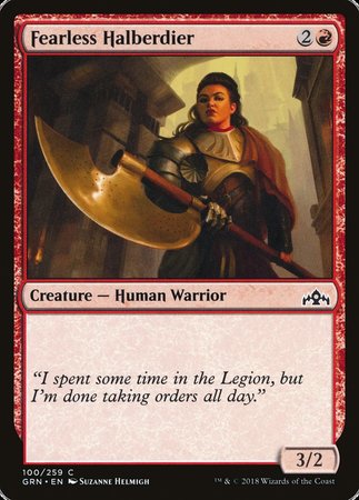 Fearless Halberdier [Guilds of Ravnica] | RetroPlay Games
