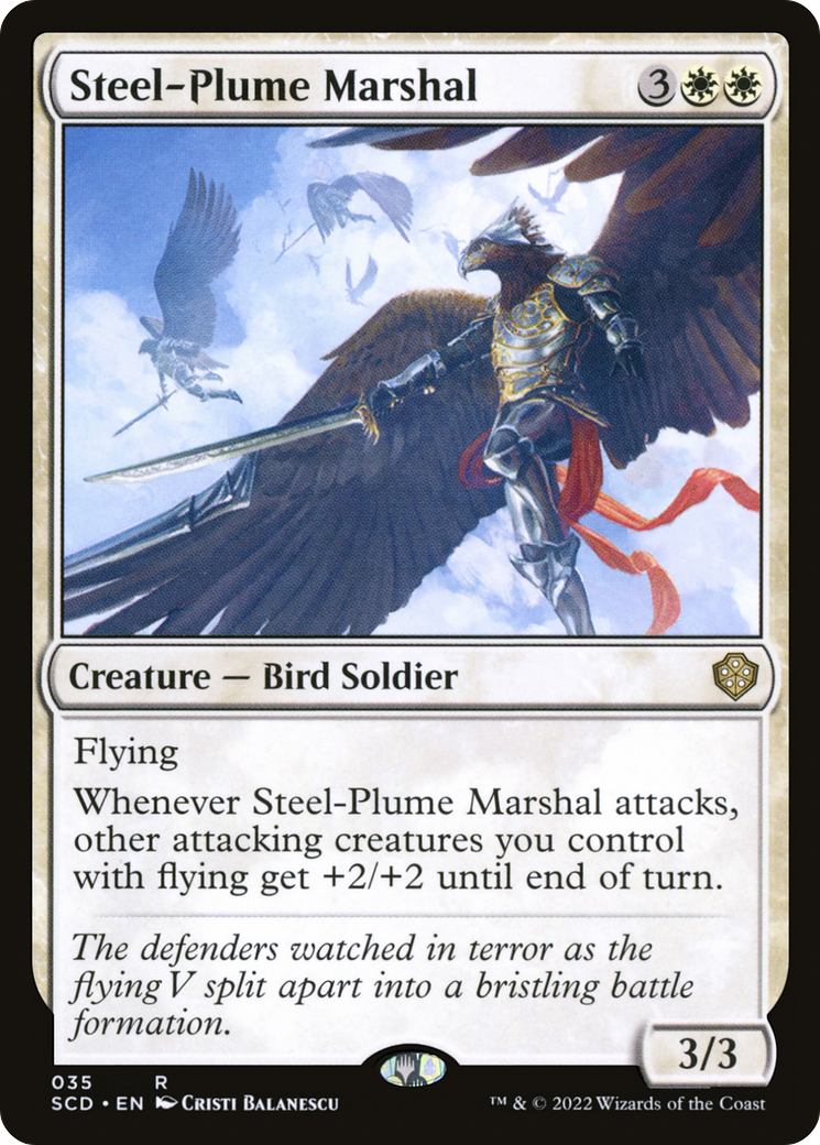 Steel-Plume Marshal [Starter Commander Decks] | RetroPlay Games