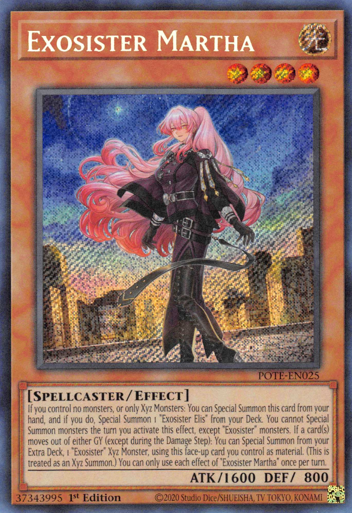 Exosister Martha [POTE-EN025] Secret Rare | RetroPlay Games