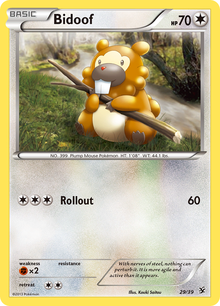 Bidoof (29/39) [XY: Kalos Starter Set] | RetroPlay Games