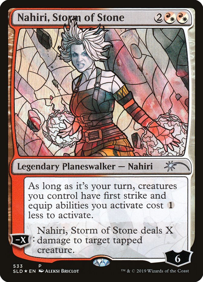 Nahiri, Storm of Stone (Stained Glass) [Secret Lair Drop Promos] | RetroPlay Games