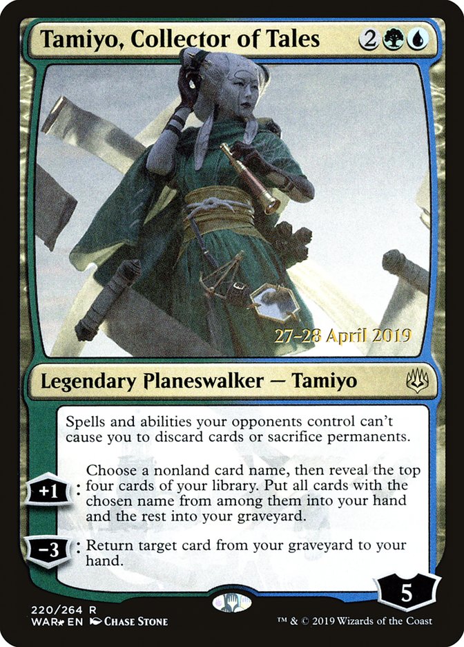 Tamiyo, Collector of Tales  [War of the Spark Prerelease Promos] | RetroPlay Games