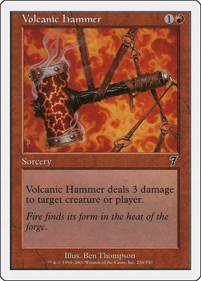 Volcanic Hammer [Seventh Edition] | RetroPlay Games