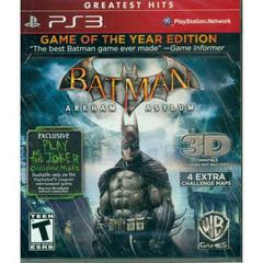 Batman: Arkham Asylum [Game of the Year] - Playstation 3 | RetroPlay Games
