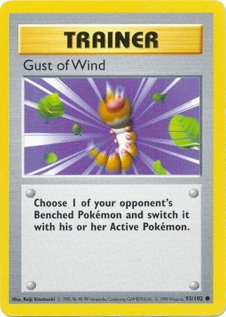 Gust of Wind (93/102) [Base Set Shadowless Unlimited] | RetroPlay Games