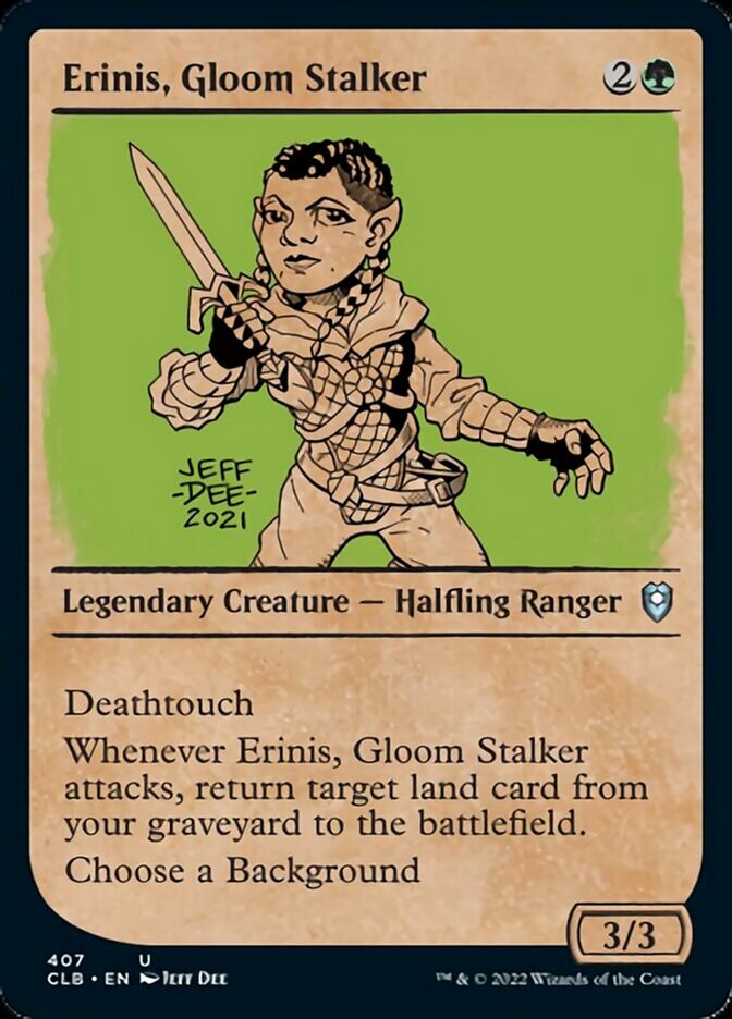 Erinis, Gloom Stalker (Showcase) [Commander Legends: Battle for Baldur's Gate] | RetroPlay Games