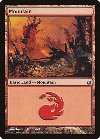 Mountain (153) [Mirrodin Besieged] | RetroPlay Games