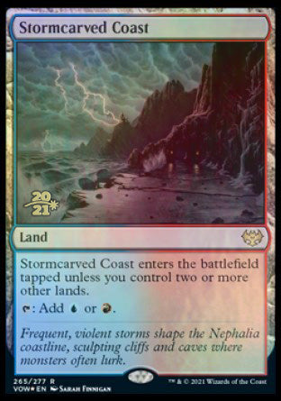 Stormcarved Coast [Innistrad: Crimson Vow Prerelease Promos] | RetroPlay Games