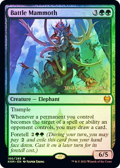 Battle Mammoth  [Kaldheim Prerelease Promos] | RetroPlay Games