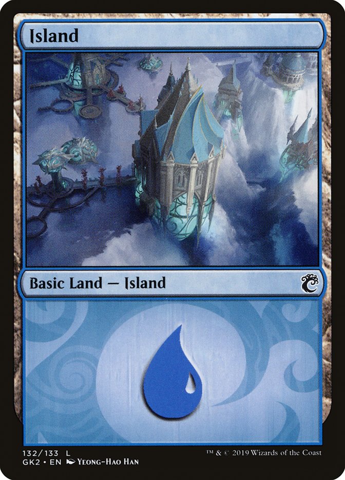 Island (132) [Ravnica Allegiance Guild Kit] | RetroPlay Games