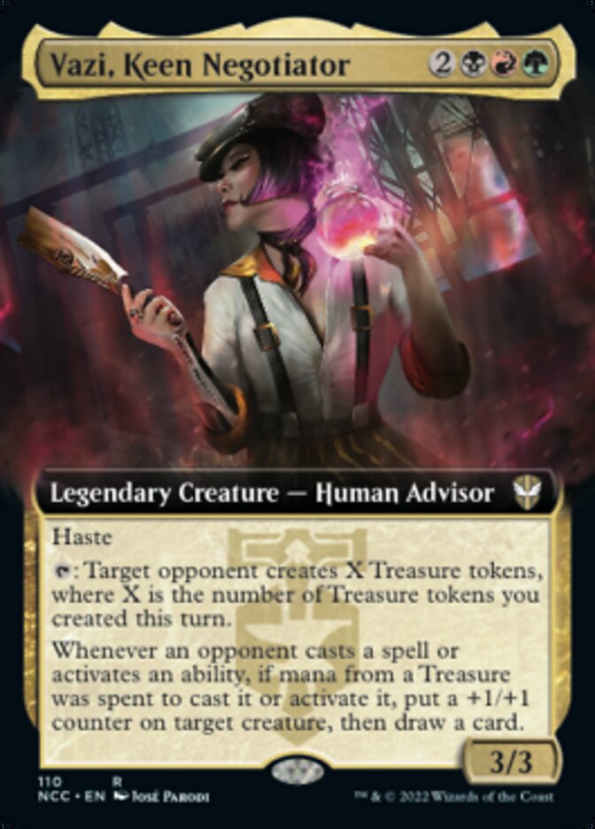 Vazi, Keen Negotiator (Extended Art) [Streets of New Capenna Commander] | RetroPlay Games