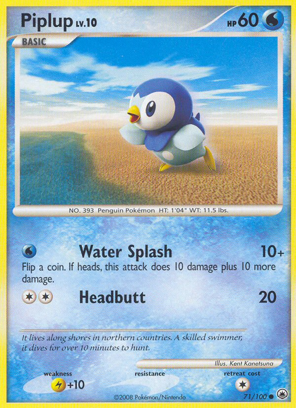 Piplup (71/100) [Diamond & Pearl: Majestic Dawn] | RetroPlay Games