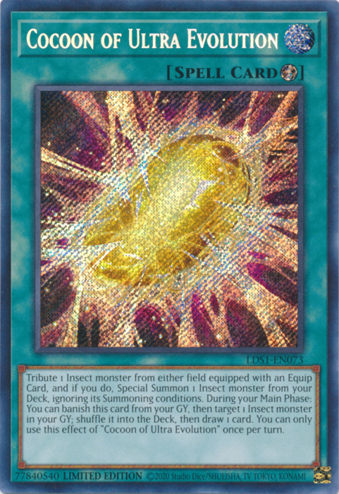 Cocoon of Ultra Evolution [LDS1-EN073] Secret Rare | RetroPlay Games