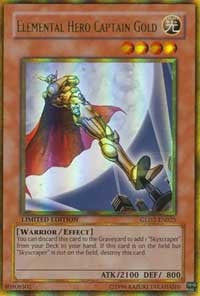 Elemental Hero Captain Gold [GLD2-EN025] Ultra Rare | RetroPlay Games