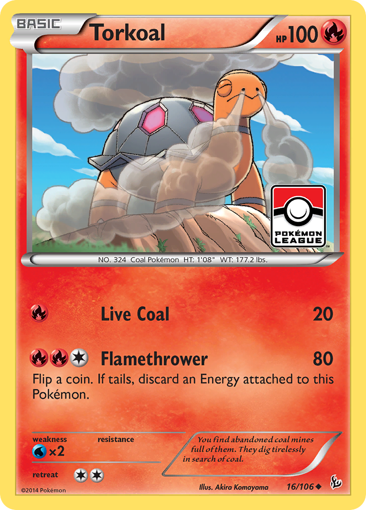 Torkoal (16/106) [XY: Flashfire] | RetroPlay Games