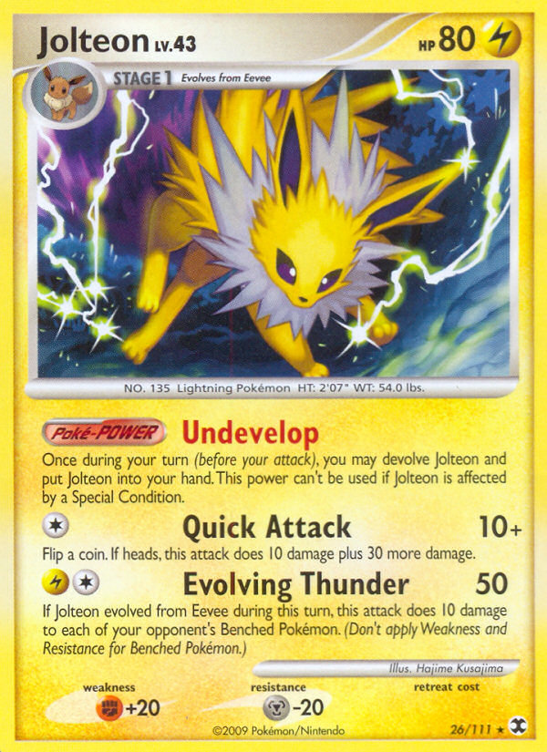 Jolteon (26/111) [Platinum: Rising Rivals] | RetroPlay Games