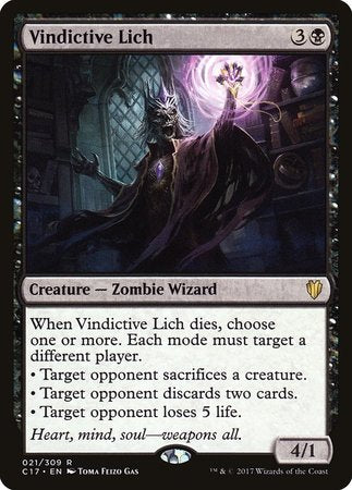 Vindictive Lich [Commander 2017] | RetroPlay Games