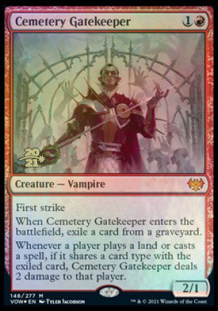 Cemetery Gatekeeper [Innistrad: Crimson Vow Prerelease Promos] | RetroPlay Games