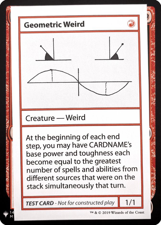 Geometric Weird [Mystery Booster Playtest Cards] | RetroPlay Games