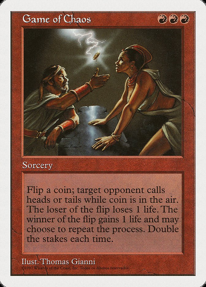 Game of Chaos (Portuguese Copyright) [Fifth Edition] | RetroPlay Games